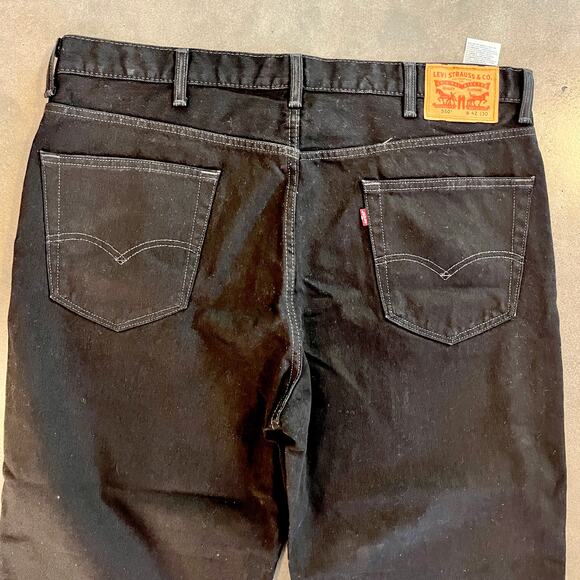 Levi Strauss Co 550 Black Denim Jeans Mens 42W 30L classic pants NEW 3XL - Picture 6 of 7